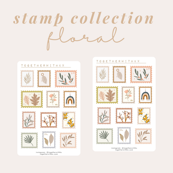 Stamp Collection - Floral