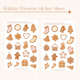 Gingerbread Cookies Sticker Sheet