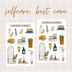 Selfcare Best Care Sticker Sheet