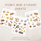 Picnic Mini Sticker Sheet - 3 Designs
