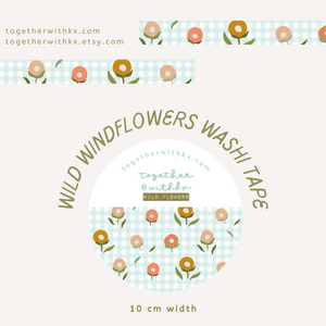 Wild Windflower 10mm Washi Tape