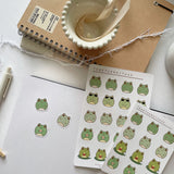 Froggie Feels Sticker Sheet - 2 Sizes