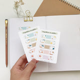 Abstract Bandage Mini Sticker Sheet