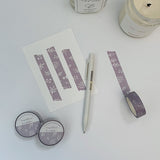 Floral Washi Tape - Lavender