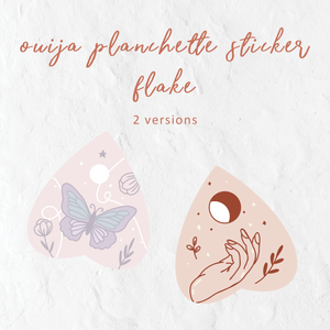 Pastel Ouija Planchette Sticker Flakes - 2 versions
