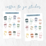 Coffee To Go Sticker Sheet