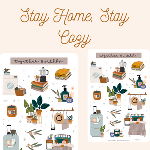 Cozy Home Time Sticker Sheet