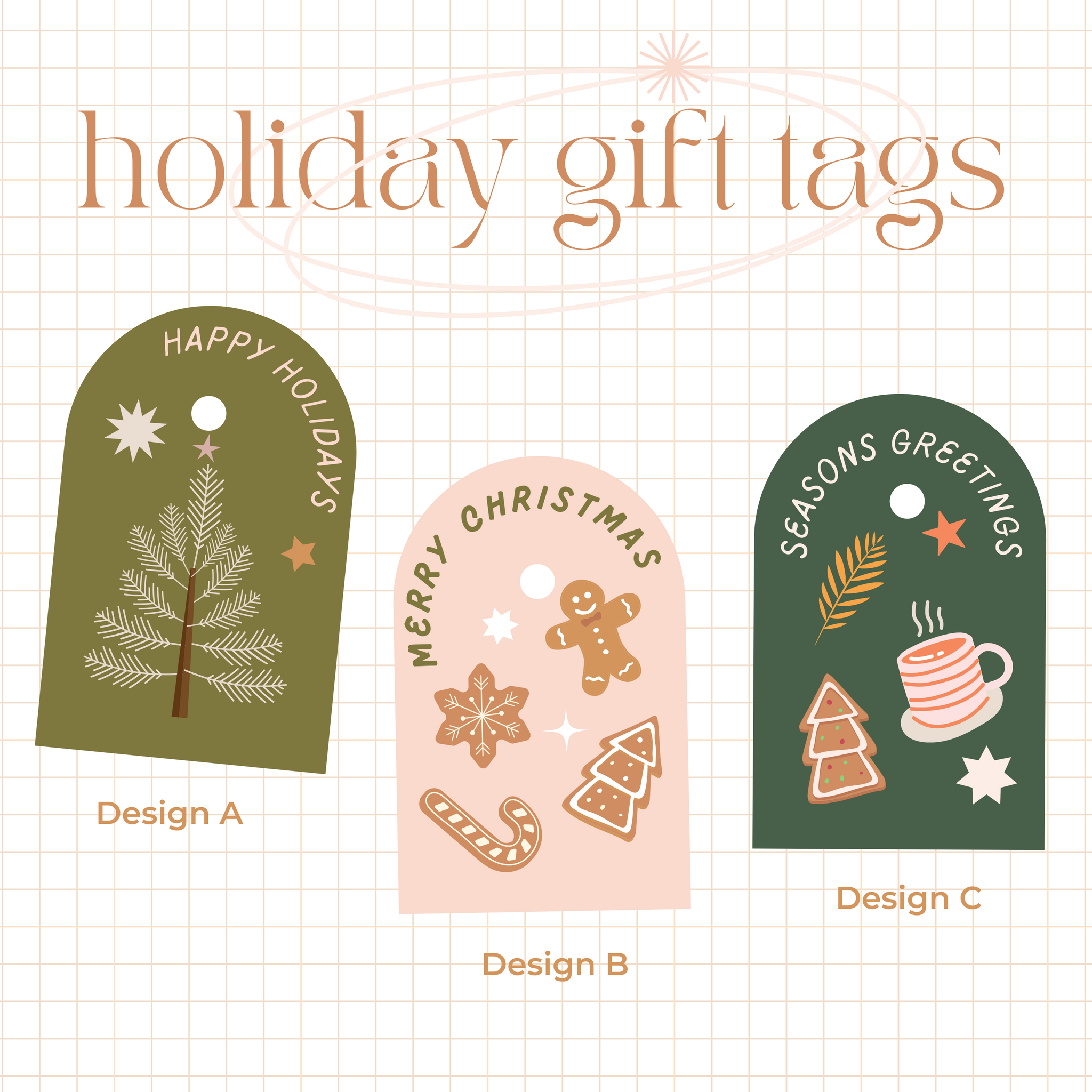 Holiday Season Gift Tag - Non Adhesive – together @withkx